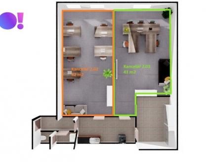 pudory-rozdeleni.jpg | Pronájem - kanceláře, 42 m²