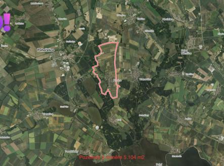 Prodej - pozemek, zemědělská půda, 5 104 m² obrázek