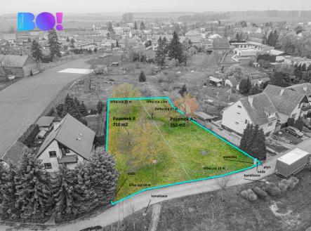 zalkovice-rozdeleni.png | Prodej - pozemek pro bydlení, 750 m²