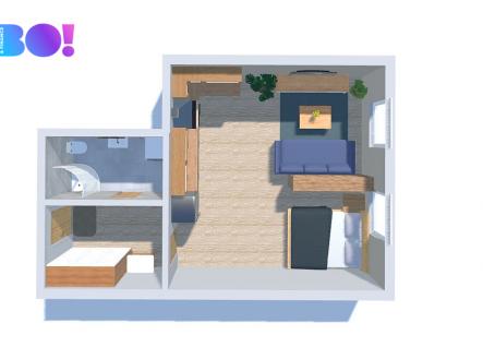 1kk-najem.jpg | Pronájem bytu, 1+kk, 43 m²