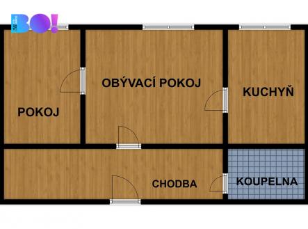 pudorys-polni.jpg | Prodej bytu, 2+1, 46 m²