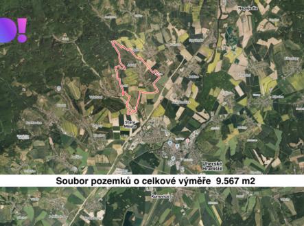 Prodej - pozemek, zemědělská půda, 9 567 m² obrázek