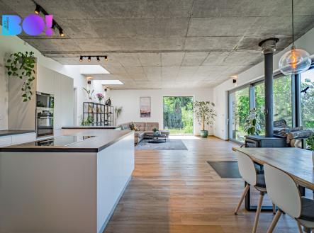 obývací pokoj s kuchyní | Prodej - dům/vila, 196 m²