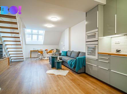 Obývák s kuchyní | Prodej bytu, 2+kk, 70 m²