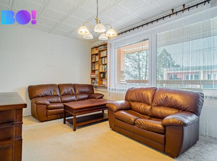 prostorný obývací pokoj | Prodej bytu, 2+1, 54 m²
