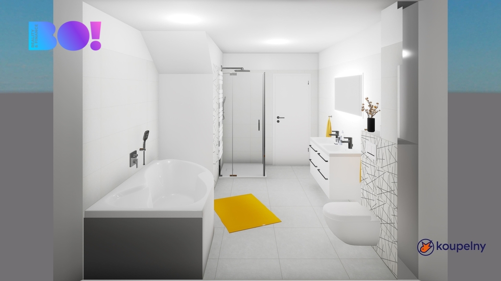 vizualizace koupelny