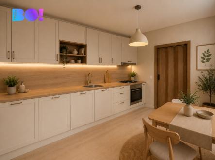 Kuchyň Vizualizace | Prodej bytu, 2+1, 54 m²