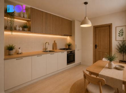 VIZUALIZACE | Prodej bytu, 2+1, 54 m²