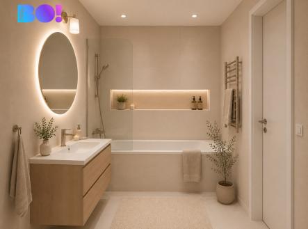 VIZUALIZACE | Prodej bytu, 2+1, 54 m²
