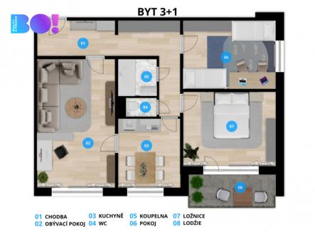 1.png | Prodej bytu, 3+1, 79 m²