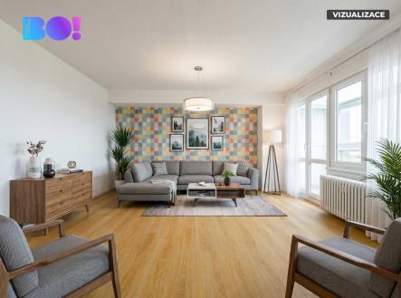 vizu-obyvak.jpg | Prodej bytu, 2+1, 65 m²