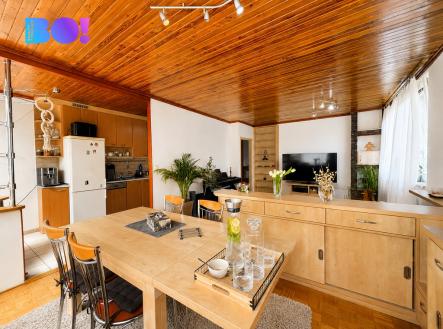 Obývací pokoj s jídelnou | Prodej bytu, 4+1, 139 m²