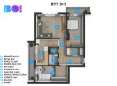 Prodej bytu, 3+1, 63 m²