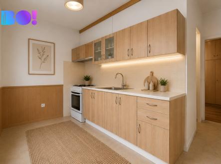 VIZUALIZACE | Prodej bytu, 2+1, 55 m²