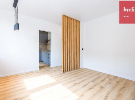 obývací pokoj + jídelna | Prodej bytu, 2+1, 44 m²