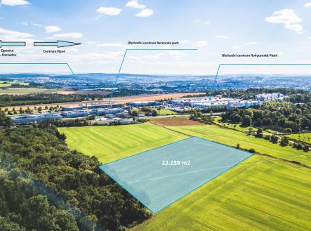 1aa centrální foto | Prodej - pozemek pro komerční výstavbu, 22 239 m²