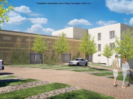 a vizualizace návrhu (vnitroblok 2) | Pronájem bytu, 3+kk, 90 m²