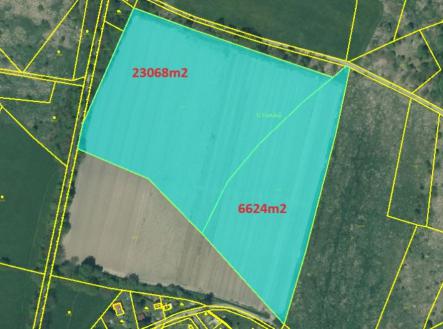 Prodej - pozemek, zemědělská půda, 36 521 m²