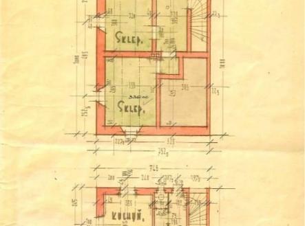 Půdorysy sklep | Prodej - dům/vila, 160 m²