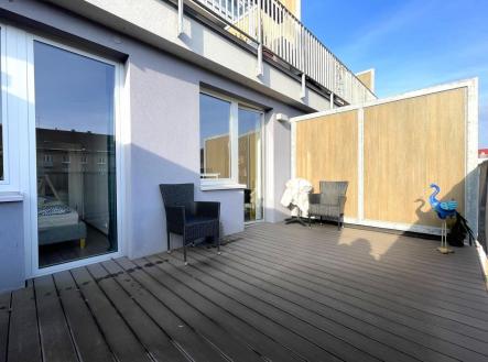 terasa - U Rokytky.jpg | Pronájem bytu, 2+kk, 78 m²