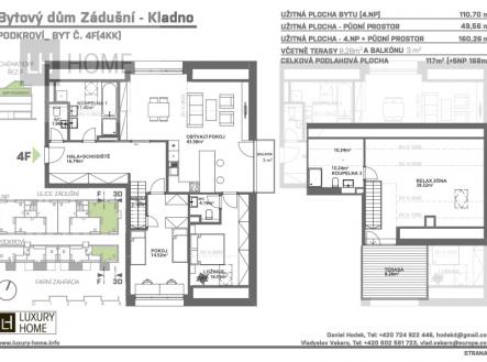 Prodej bytu, 4+kk, 167 m²