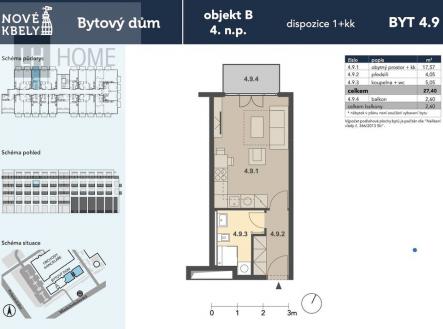 Prodej bytu, 1+kk, 27 m²