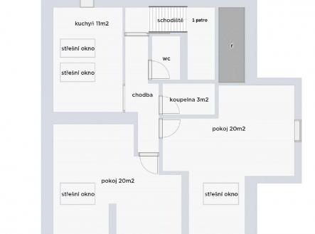 Pronájem bytu, 2+1, 67 m²