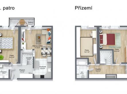 Prodej bytu, 4+kk, 104 m²