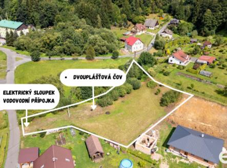 elektricky-sloupek-vodovodni-pripojka.png | Prodej - pozemek pro bydlení, 2 393 m²