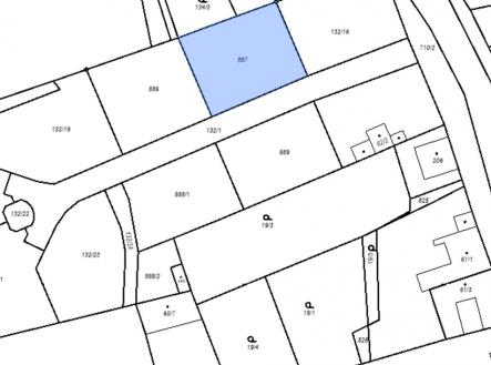 katastrallni-mapa-par.c.887.jpg | Prodej - pozemek pro bydlení, 854 m²