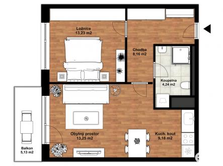 4919-chrudim-1.jpg | Pronájem bytu, 2+kk, 56 m²