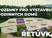 Prodej - pozemek pro bydlení, 800 m²