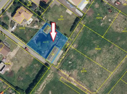 pozemek-katastr.png | Prodej - pozemek pro bydlení, 921 m²