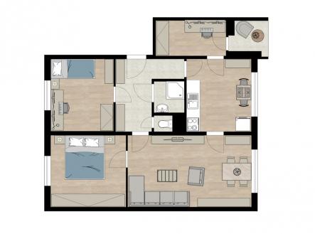 2d-layout.jpg | Prodej bytu, 3+1, 78 m²