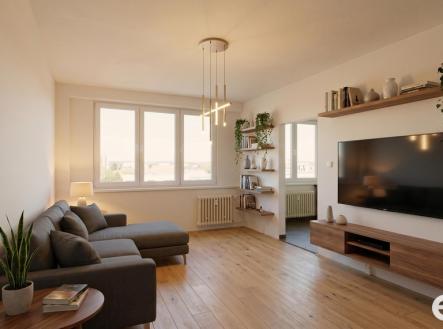 Vizualizace | Prodej bytu, 3+1, 83 m²
