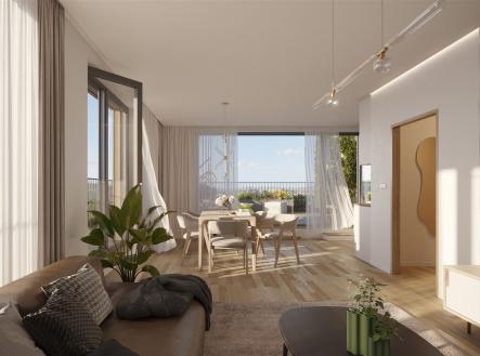 . | Prodej bytu, 4+kk, 90 m²