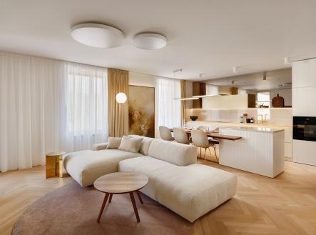 . | Pronájem bytu, 3+kk, 122 m²