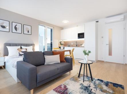 . | Pronájem bytu, 1+kk, 36 m²
