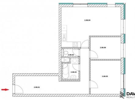 byt 08 | Prodej bytu, 3+kk, 71 m²