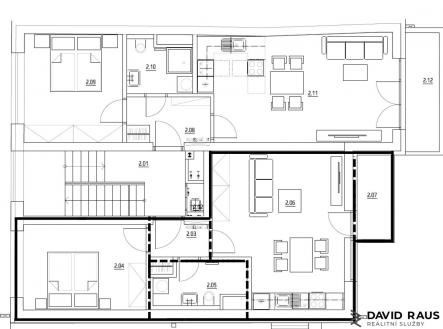 1 | Prodej bytu, 2+kk, 50 m²