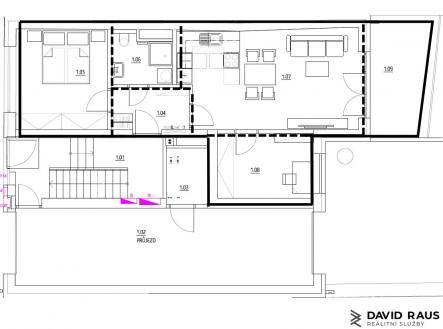 5 | Prodej bytu, 3+kk, 71 m²