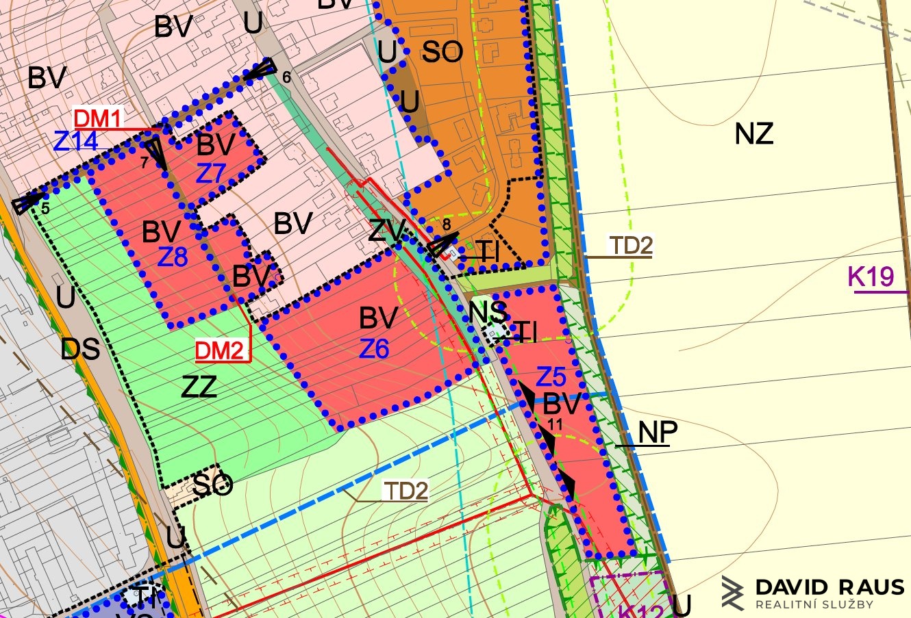 Grafická část územního plánu 