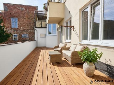 vizualizace terasa byt Vyškov | Prodej bytu, 3+1, 83 m²