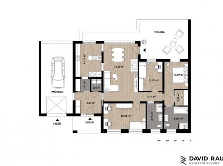 TUČAPY_2D půdorys | Prodej - dům/vila, 165 m²