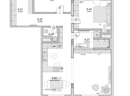 Dokumentace bytu Spolková_1-1 | Prodej bytu, 3+kk, 126 m²