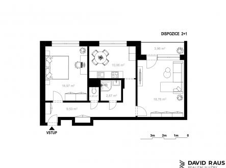 Byt Palackého | Prodej bytu, 2+1, 66 m²