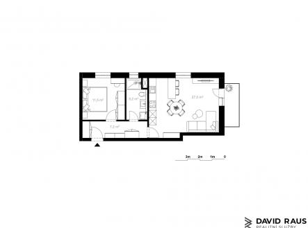 BYT6_1NP | Prodej bytu, 2+kk, 54 m²
