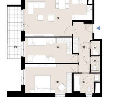 plan-2.5.8-3-kk.jpg | Prodej bytu, 3+kk, 92 m²