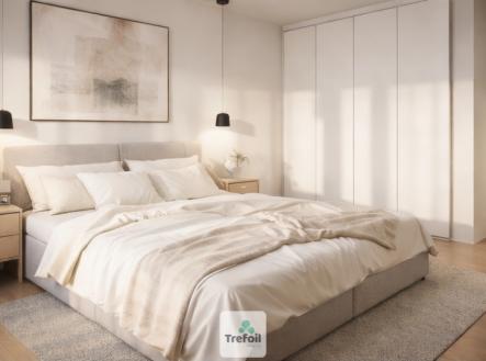 vizualizace | Prodej bytu, 2+kk, 43 m²