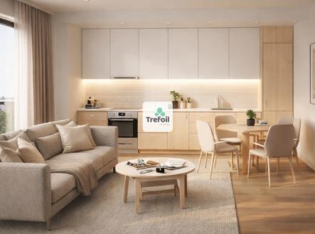 vizualizace | Prodej bytu, 2+kk, 43 m²